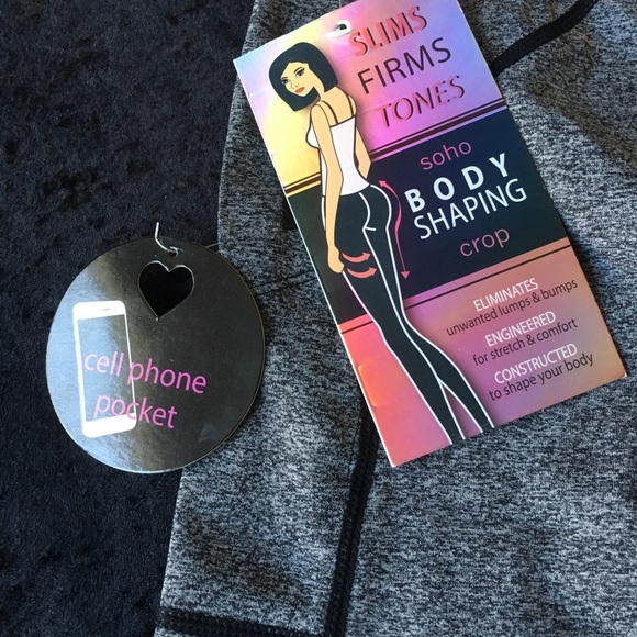 SOHO FORM FITTING, BODY-SHAPING WORKOUT BOTTOMS - Picture 3 of 8